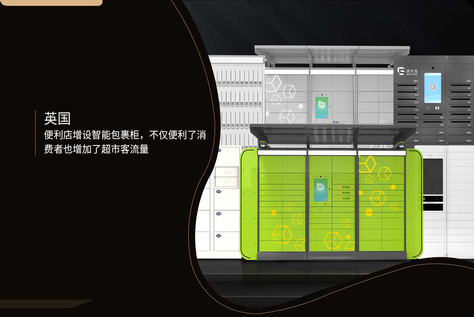 英国便利店增设智能包裹柜不仅便利了消费者也增加了超市客流量